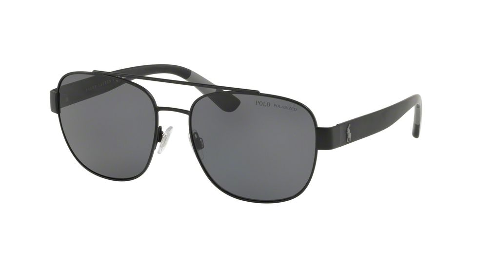 Polo PH3119 Prescription Sunglasses, 58mm, Matte Black, PH3119-903881-58-SV