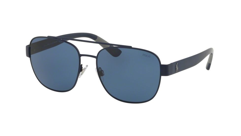Polo PH3119 Prescription Sunglasses, 58mm, Matte Navy Blue, PH3119-930380-58-SV