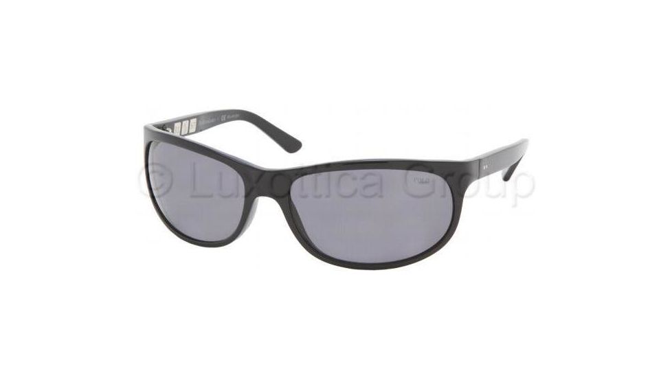 Polo Bifocal Sunglasses PH4036 with Lined Bi-Focal Rx Prescription Lenses PH4036-500181-6618 - Frame Color: Shiny Black, Lens Diameter: 66 mm