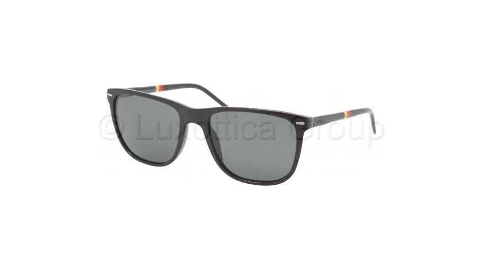 Polo PH4064 Single Vision Prescription Sunglasses PH4064-500187-5418 - Lens Diameter 54 mm, Frame Color Shiny Black