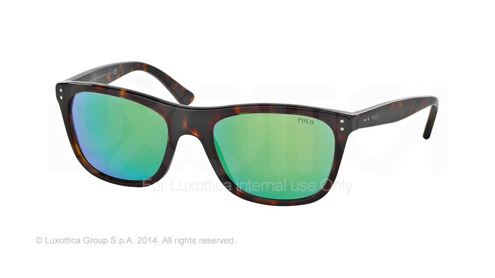 Polo PH4071 Single Vision Prescription Sunglasses PH4071-50033R-55 - Lens Diameter 55 mm, Frame Color Dark Havana