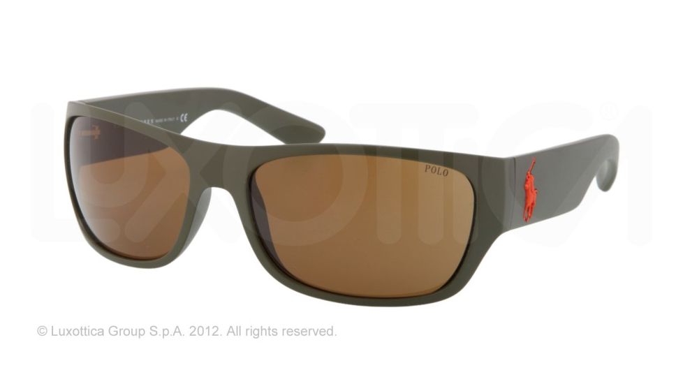 Polo PH4074 Bifocal Prescription Sunglasses PH4074-521673-63 - Lens Diameter 63 mm, Frame Color Olive Green