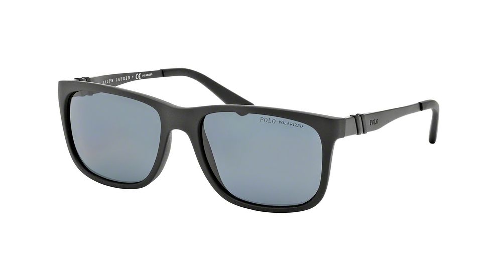 Polo PH4088 Sunglasses 528481-55 - Matte Black Frame, Polar Grey Lenses