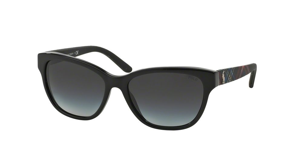 Polo PH4093 Single Vision Prescription Sunglasses PH4093-54998G-56 - Lens Diameter 56 mm, Frame Color Black