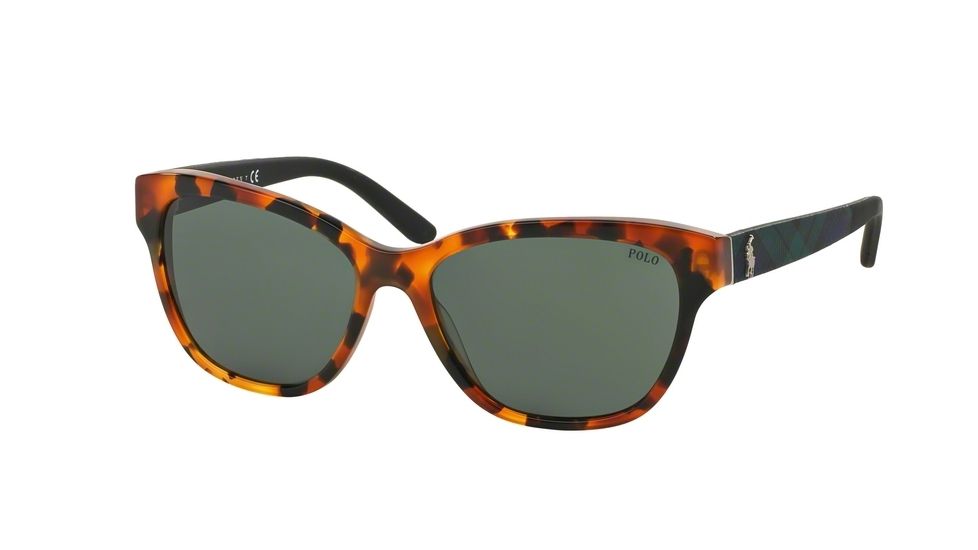 Polo PH4093 Single Vision Prescription Sunglasses PH4093-550171-56 - Lens Diameter 56 mm, Frame Color Tokio Havana