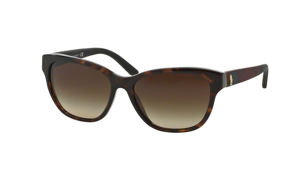 Polo PH4093 Single Vision Prescription Sunglasses PH4093-550213-56 - Lens Diameter 56 mm, Frame Color Dark Havana