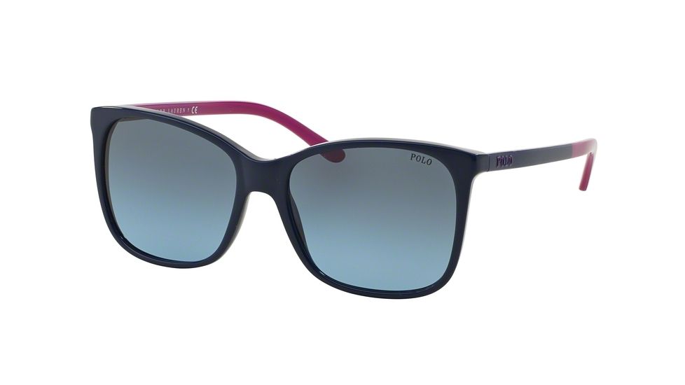 Polo PH4094 Single Vision Prescription Sunglasses PH4094-55158F-55 - Lens Diameter 55 mm, Frame Color Blue