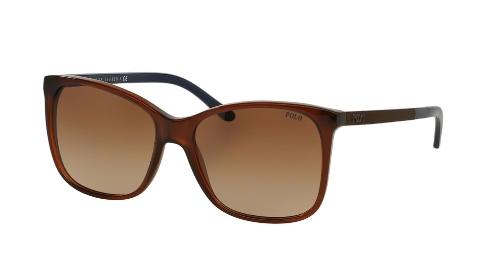 Polo PH4094 Single Vision Prescription Sunglasses PH4094-553013-55 - Lens Diameter 55 mm, Frame Color Brown