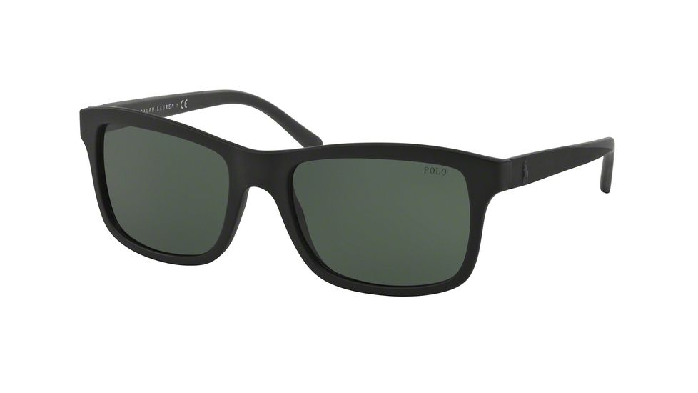 Polo PH4095 Bifocal Prescription Sunglasses PH4095-552371-57 - Lens Diameter 57 mm, Frame Color Matte Black