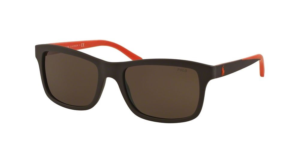 Polo PH4095 Bifocal Prescription Sunglasses PH4095-552673-57 - Lens Diameter 57 mm, Frame Color Matte Brown