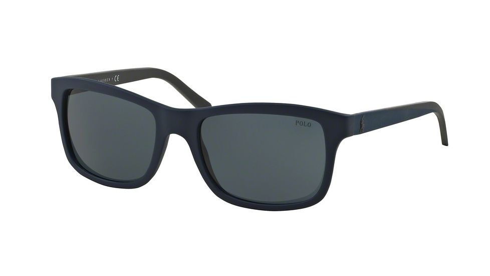 Polo PH4095 Bifocal Prescription Sunglasses PH4095-552887-57 - Lens Diameter 57 mm, Frame Color Matte Blue
