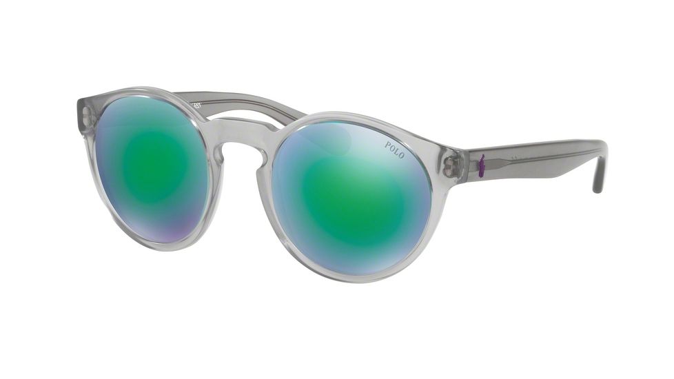 Polo PH4101 Bifocal Prescription Sunglasses PH4101-56493R-52 - Lens Diameter 52 mm, Frame Color Vintage Crystal Grey