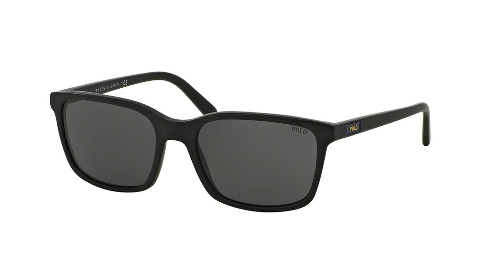 Polo PH4103 Progressive Prescription Sunglasses PH4103-528487-56 - Lens Diameter 56 mm, Frame Color Matte Black