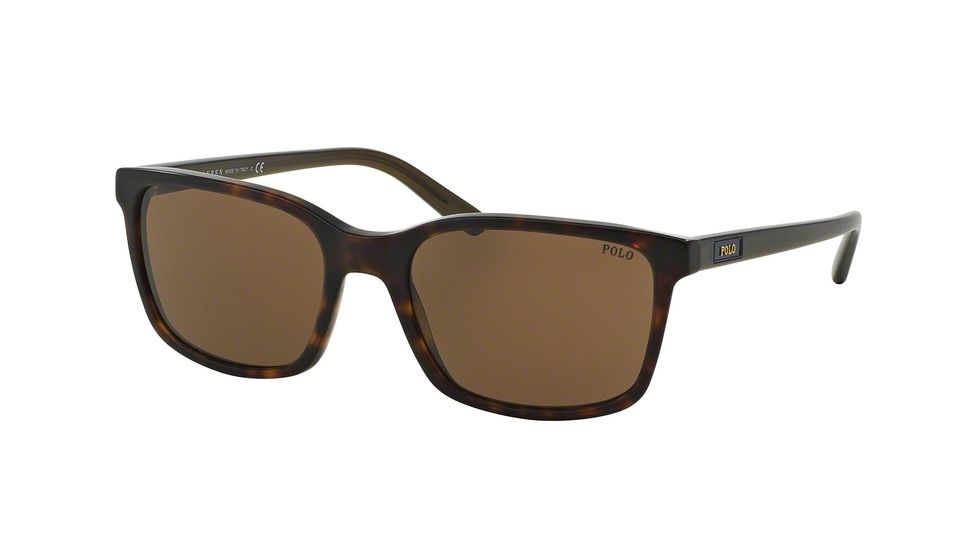 Polo PH4103 Progressive Prescription Sunglasses PH4103-555073-56 - Lens Diameter 56 mm, Frame Color Vintage Dark Havana