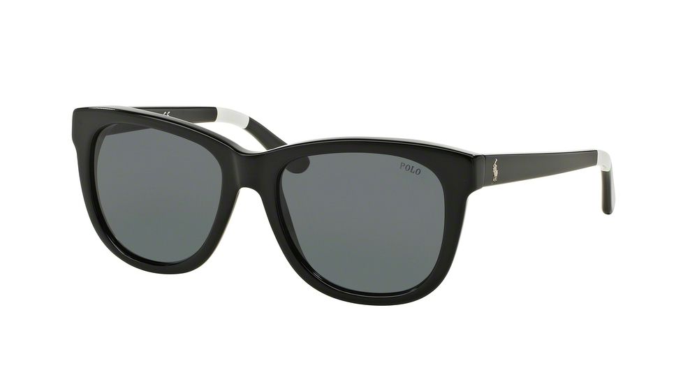 Polo PH4105 Sunglasses 557287-54 - Shiny Black Frame, Grey Lenses