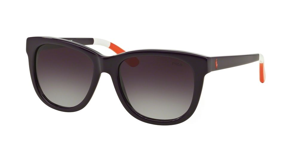 Polo PH4105 Sunglasses 55758G-54 - Shiny Purple Frame, Grey Gradient Lenses