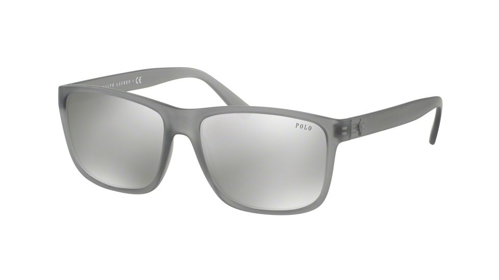 Polo PH4113 Progressive Prescription Sunglasses PH4113-51116G-57 - Lens Diameter 57 mm, Frame Color Matte Grey