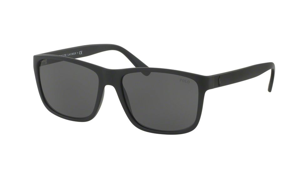 Polo PH4113 Progressive Prescription Sunglasses PH4113-528487-57 - Lens Diameter 57 mm, Frame Color Matte Black