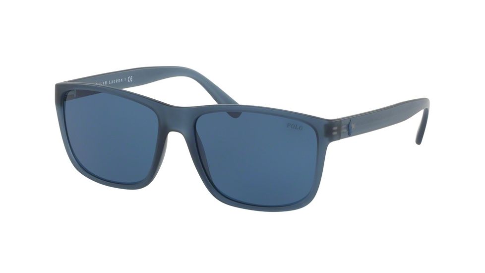 Polo PH4113 Progressive Prescription Sunglasses PH4113-561280-57 - Lens Diameter 57 mm, Frame Color Matte Navy Blue