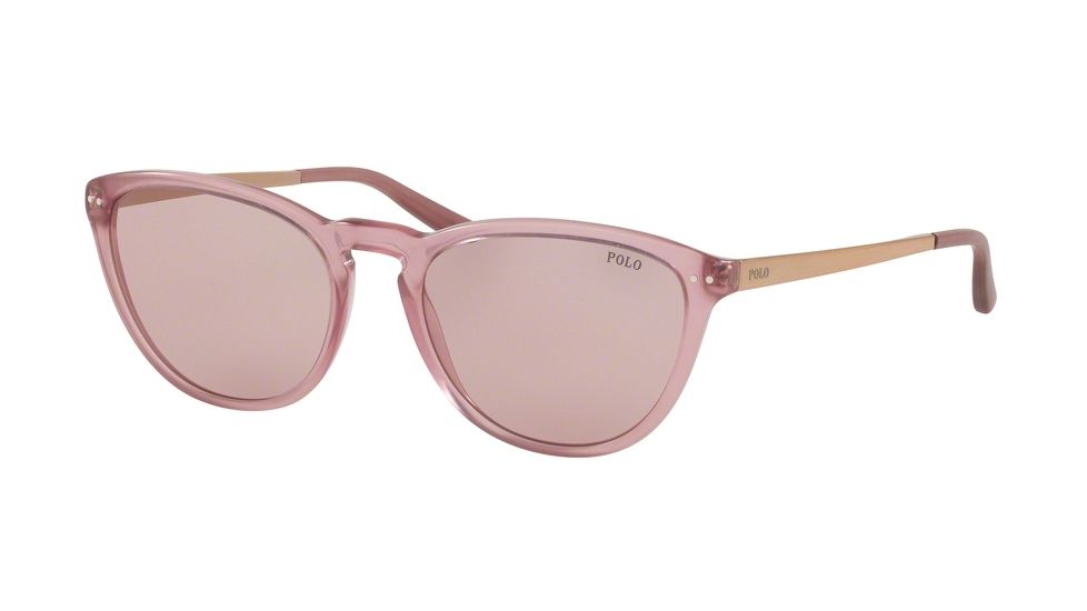 Polo PH4118 Sunglasses 522084-55 - Vintage Antique Rose Frame, Rose Lenses