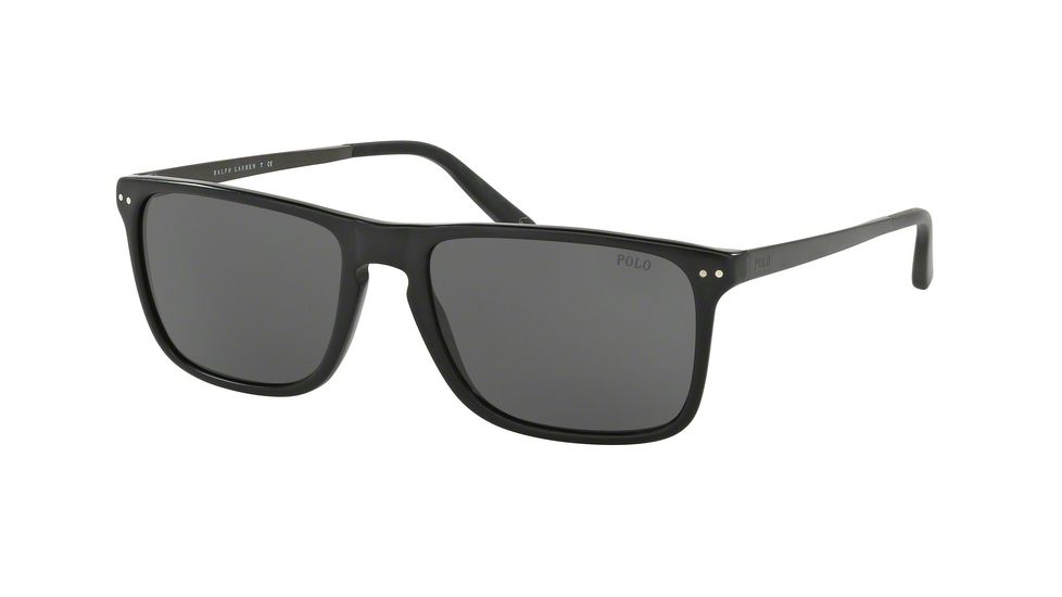 Polo PH4119 Single Vision Prescription Sunglasses PH4119-500187-56 - Lens Diameter 56 mm, Frame Color Vintage Black