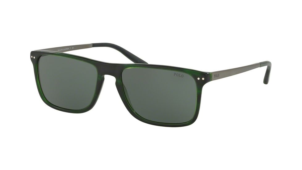 Polo PH4119 Single Vision Prescription Sunglasses PH4119-512571-56 - Lens Diameter 56 mm, Frame Color Vintage Green