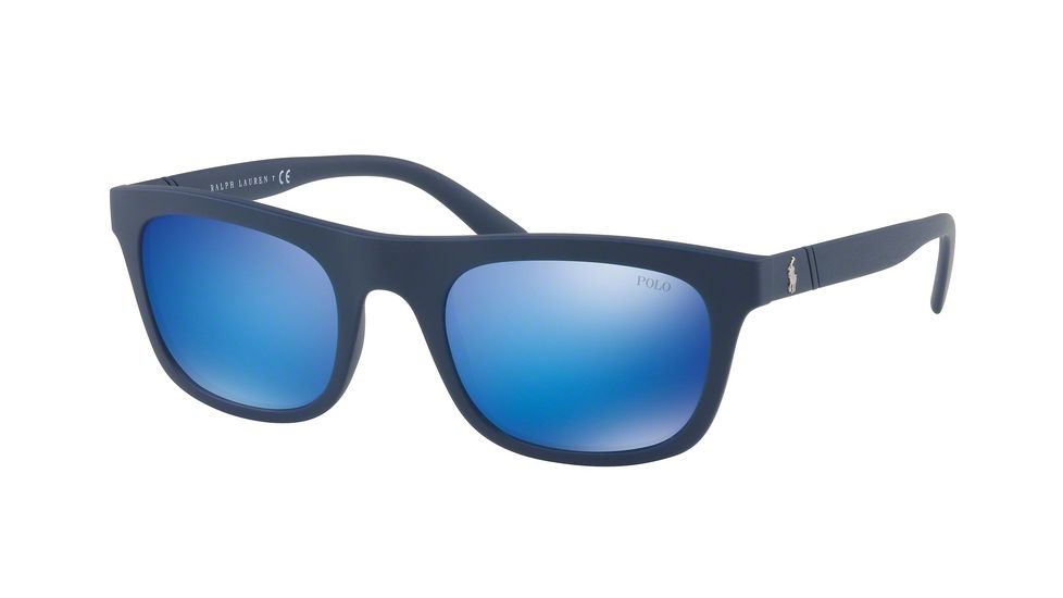 Polo PH4126 Single Vision Prescription Sunglasses PH4126-562025-54 - Lens Diameter 54 mm, Frame Color Matte Navy Blue