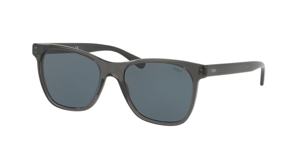 Polo PH4128 Bifocal Prescription Sunglasses PH4128-553687-54 - Lens Diameter 54 mm, Frame Color Dark Transparent Grey