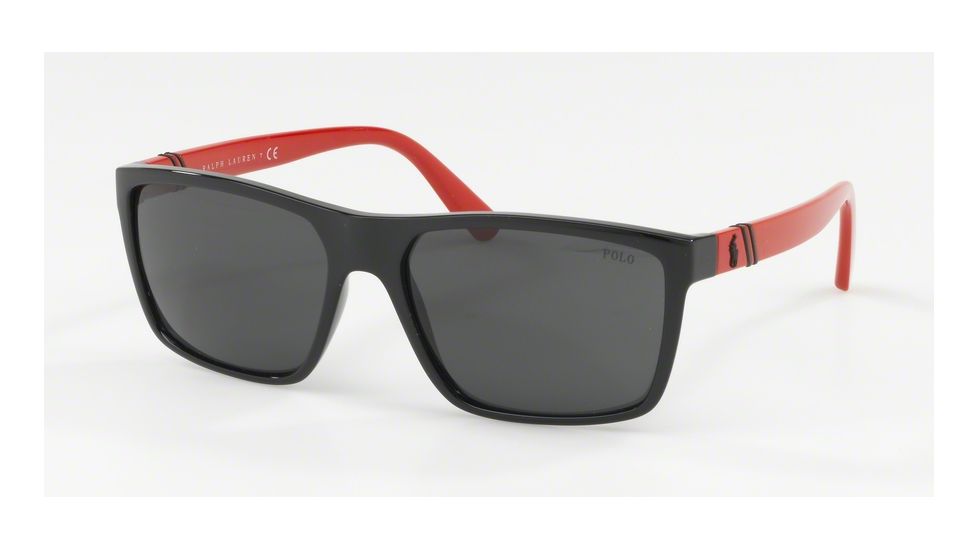 Polo PH4133 Bifocal Prescription Sunglasses, 59mm, Shiny Black, PH4133-500187-59-BI