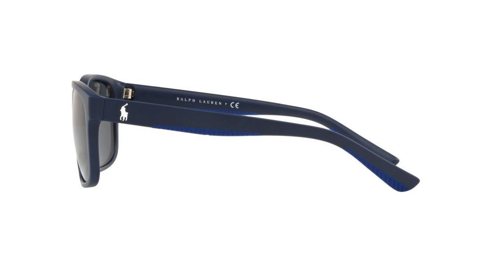 Polo PH4142 Progressive Prescription Sunglasses, 57mm, Matte Navy Blue, PH4142-573387-57-PRO
