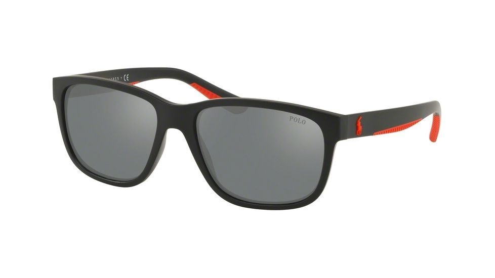 Polo PH4142 Progressive Prescription Sunglasses, 57mm, Matte Black, PH4142-57326G-57-PRO