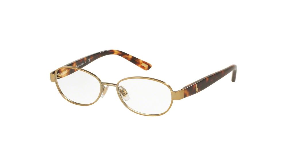 Polo PP8037 Bifocal Prescription Eyeglasses 3182-45 - Satin Gold/Tortoise Frame