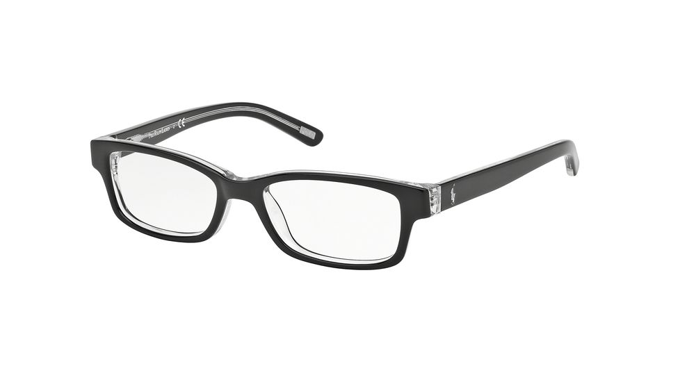 Polo PP8518 PP8518 Progressive Prescription Eyeglasses 541-46 - Black/Crystal Frame