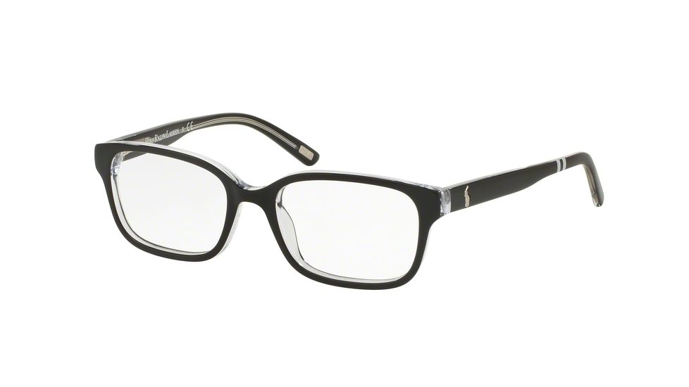 Polo PP8520 Eyeglass Frames 541-48 - Black Crystal Frame