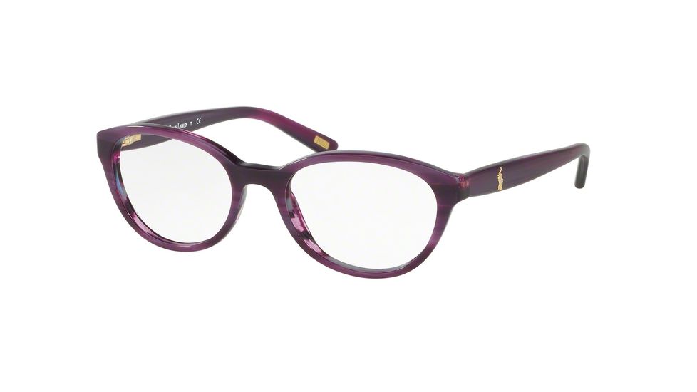 Polo PP8526 Eyeglass Frames 1592-47 - Purple Horn Frame