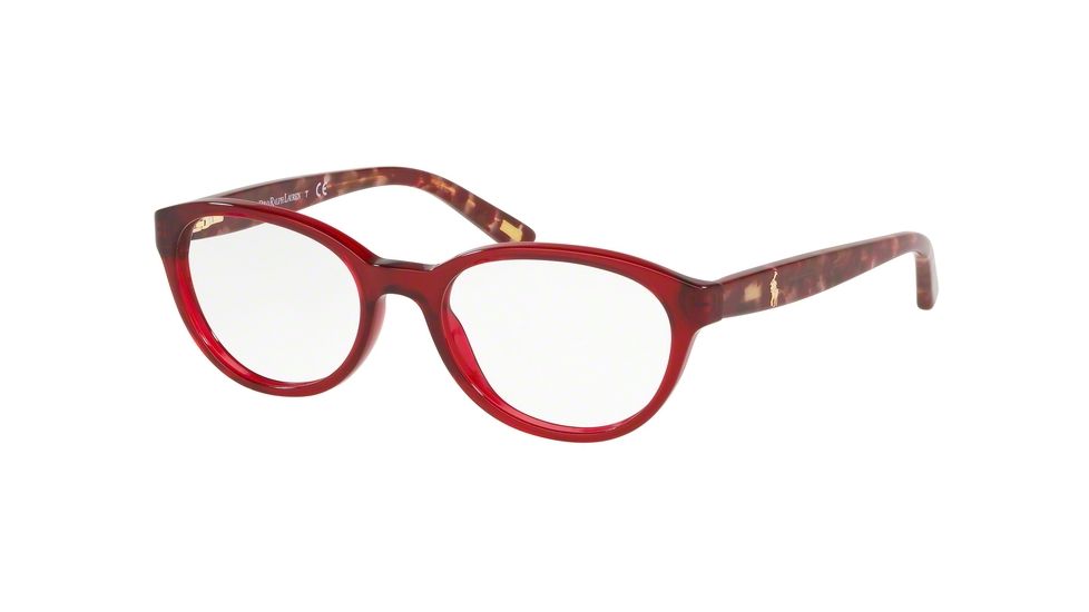 Polo PP8526 Eyeglass Frames 5762-47 - Red Trasparent
