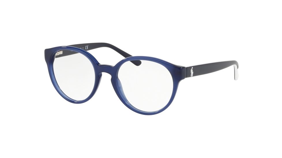 Polo PP8533 Eyeglass Frames 5711-46 - Opalin Blue Frame