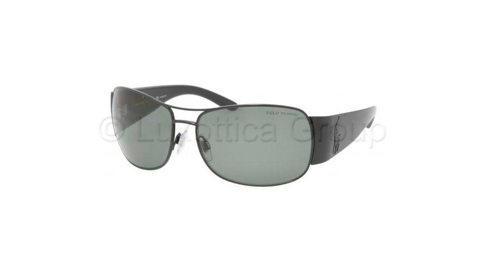 Polo PH3042 Sunglasses with No-Line Progressive Rx Prescription Lenses PH3042-90039A-6415 - Lens Diameter: 64 mm, Frame Color: Shiny Black