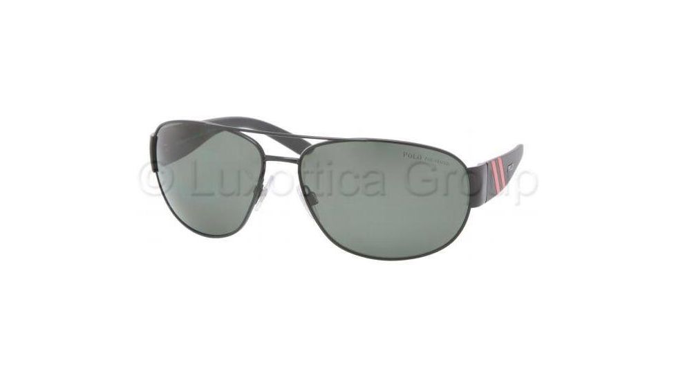 Polo PH3052 Sunglasses with No-Line Progressive Rx Prescription Lenses PH3052-90039A-6515 - Lens Diameter: 65 mm, Frame Color: Shiny Black