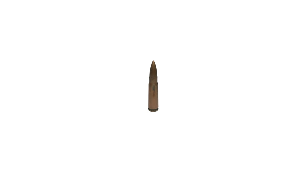 Poly Technologies 7.62x39mm Metal Dummy Cartridge, Black, 130002B