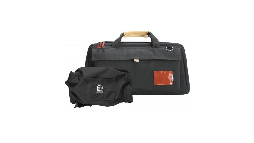Porta Brace Mini-DV Camera Case w/M2 Quick Slick Rain Cover,Black/Red CS-DV4RQS-M2