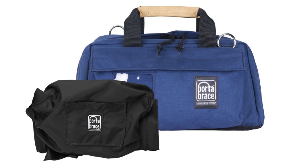 Porta Brace Mini DV Carrying Case Quick Slick Rain Cover,Blue CS-DV2UQS-M2