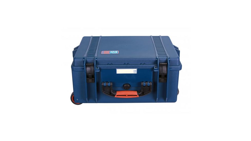 Porta Brace Wheeled Superlite Vault Hard Case w/out Foam,Blue PB-2650E