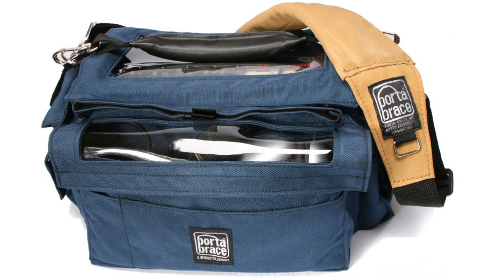 PortaBrace Audio Organizer Case AO-4 - Blue