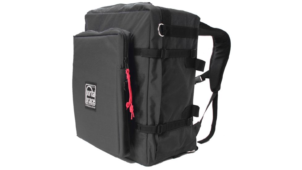 Porta Brace BK-3BLCL Modular Backpack Camera Case, Large, with Laptop Module and Standard Straps - Black