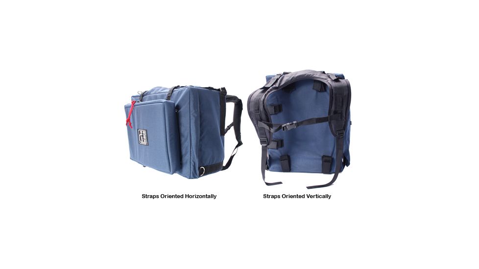 Porta-Brace Modular Backpack and Case, Large, with Laptop Module and Standard Straps - Blue BK-3LCL
