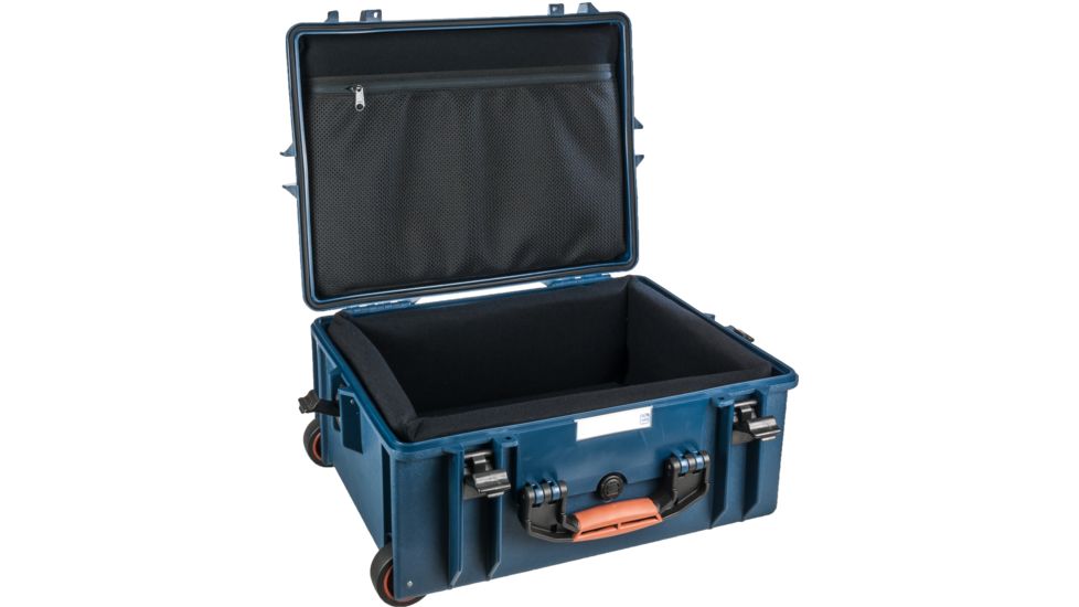 PortaBrace PB-2650DK Superlite Hard Case with Divider Kit (Blue)