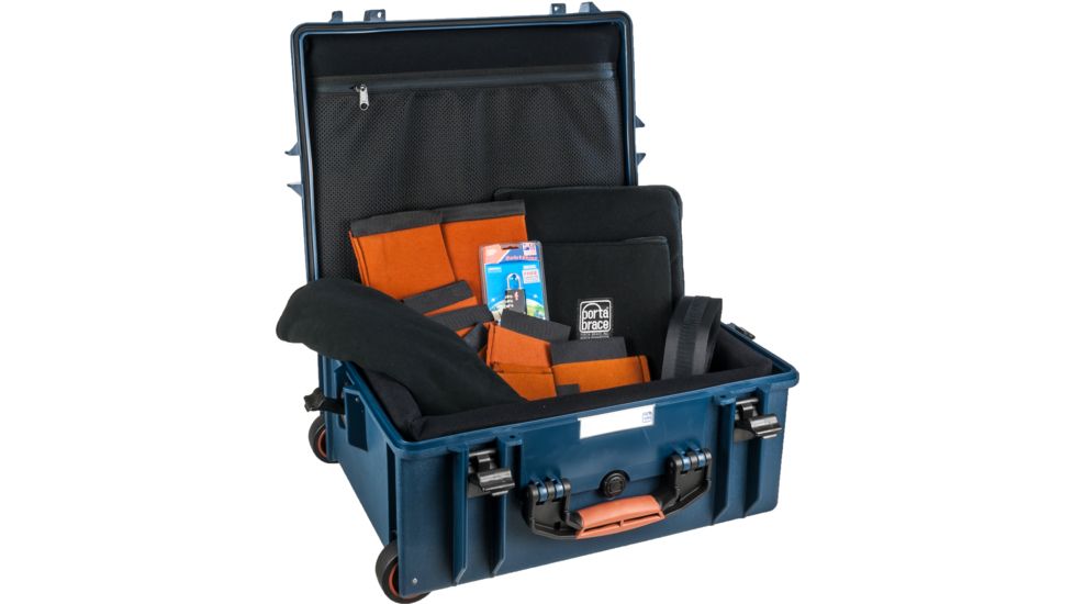 PortaBrace PB-2650DK Superlite Hard Case with Divider Kit (Blue)