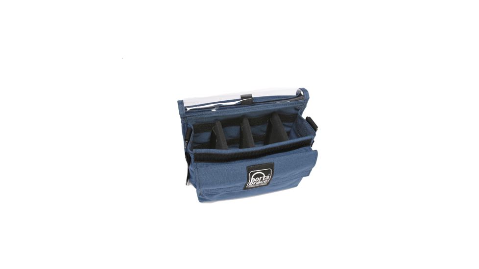 PortaBrace Wireless Microphone Case - Blue