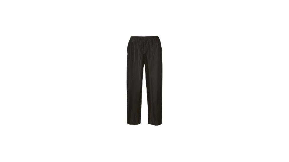 Portwest Classic Rain Pants, Black, 4XL, S441BKR4XL